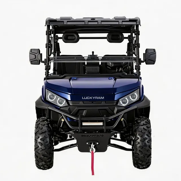 10KW променливотоков двигател 4WD електрически UTV 1000 кг теглене за ловно ранчо