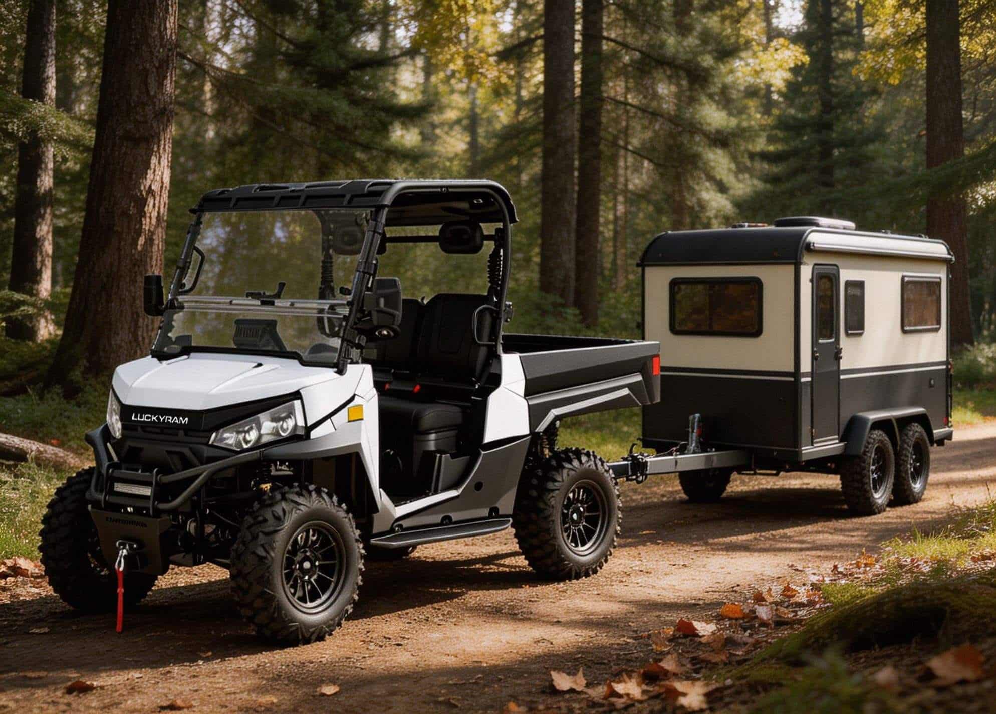 4WD офроуд електрически UTV 73.6V PKE без ключ 20KW пикова мощност 670kg