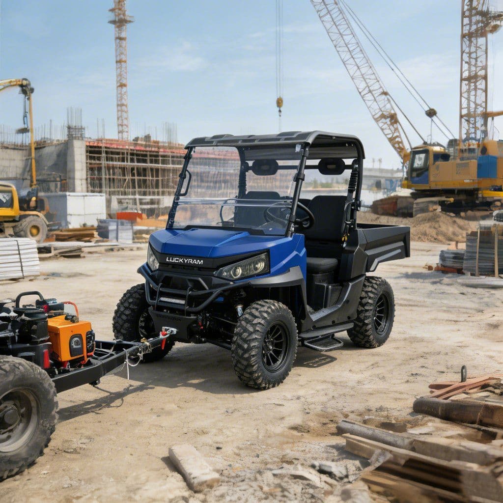 4WD Off Road UTV за лов 1000 кг теглене 20kw пикова мощност 73.6V