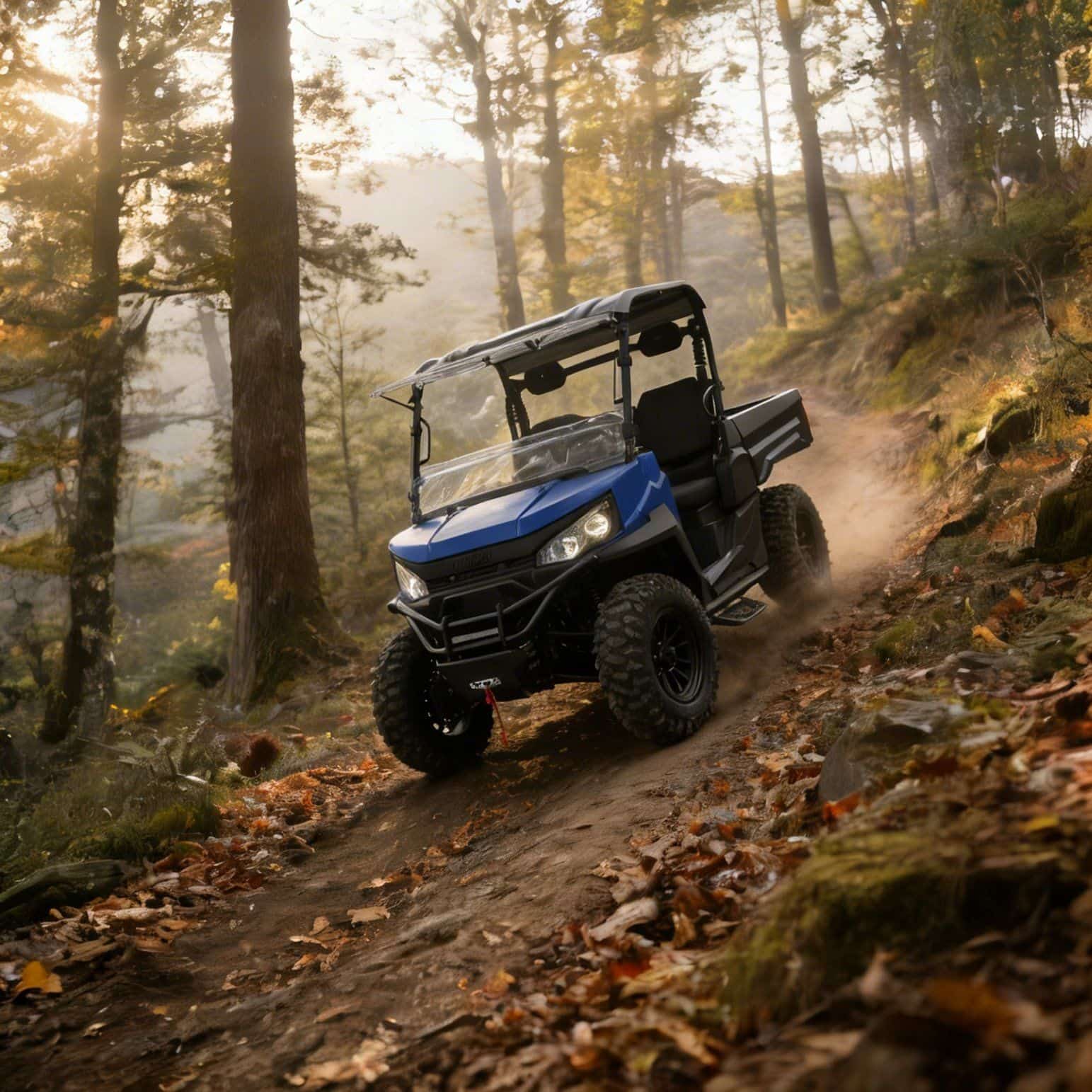4WD UTV 73.6V 20KW пикова мощност 400A контролер 350kg самосвално легло