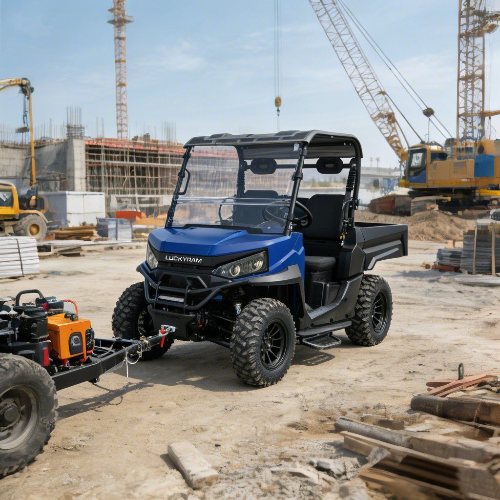 Работа в ранчо UTV 4WD 10KW AC мотор 670 кг Зареждане 1000 кг Теглене
